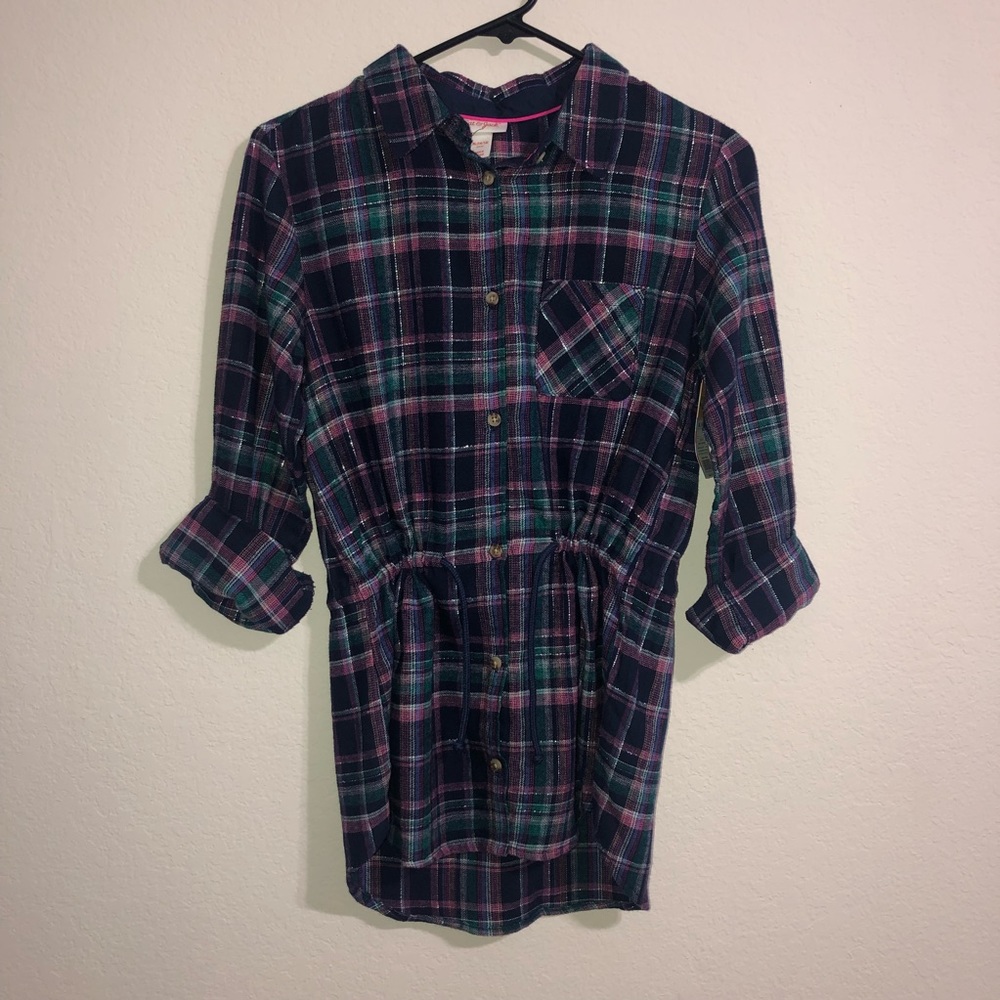 Cat & Jack | Plaid Nightfall Blue Tunic